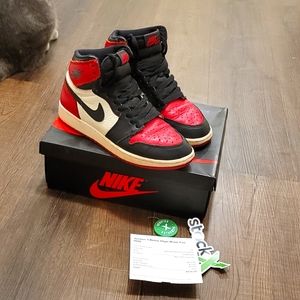 Jordan 1 retro high bred toe GS